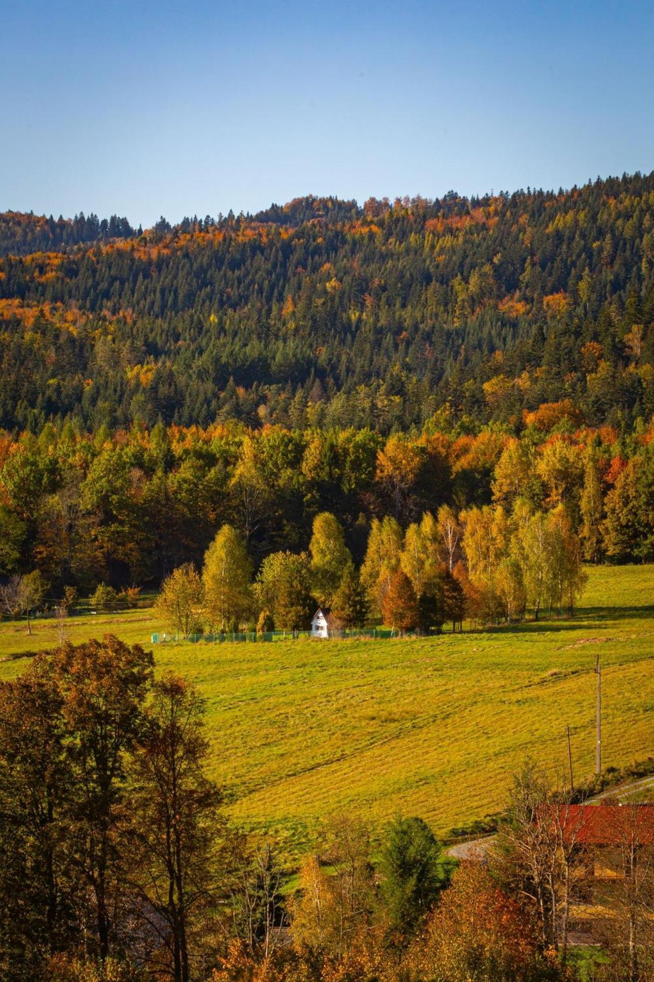 Chata Drewniana Stefanowka Slemien Exterior foto